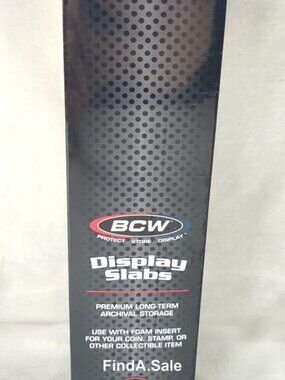 BCW Display Slabs, Coin/Stamp Storage, Pack of 25